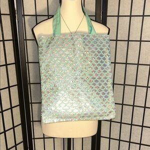 🦋Shimmering Mint Sequin Tote Bag 5/25$